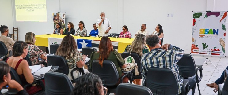 Até esta quarta-feira, 29, acontece na sede do CSU Vinhais a Oficina de Elaboração dos Planos Municipais de Segurança Alimentar e Nutricional.